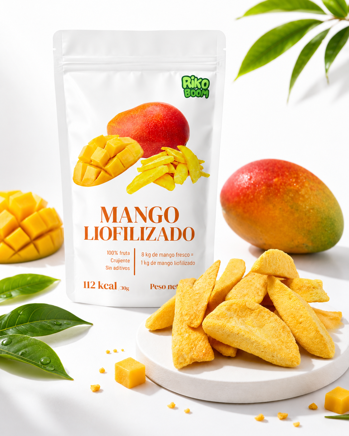 Mango Liofilizado Natural Crujiente