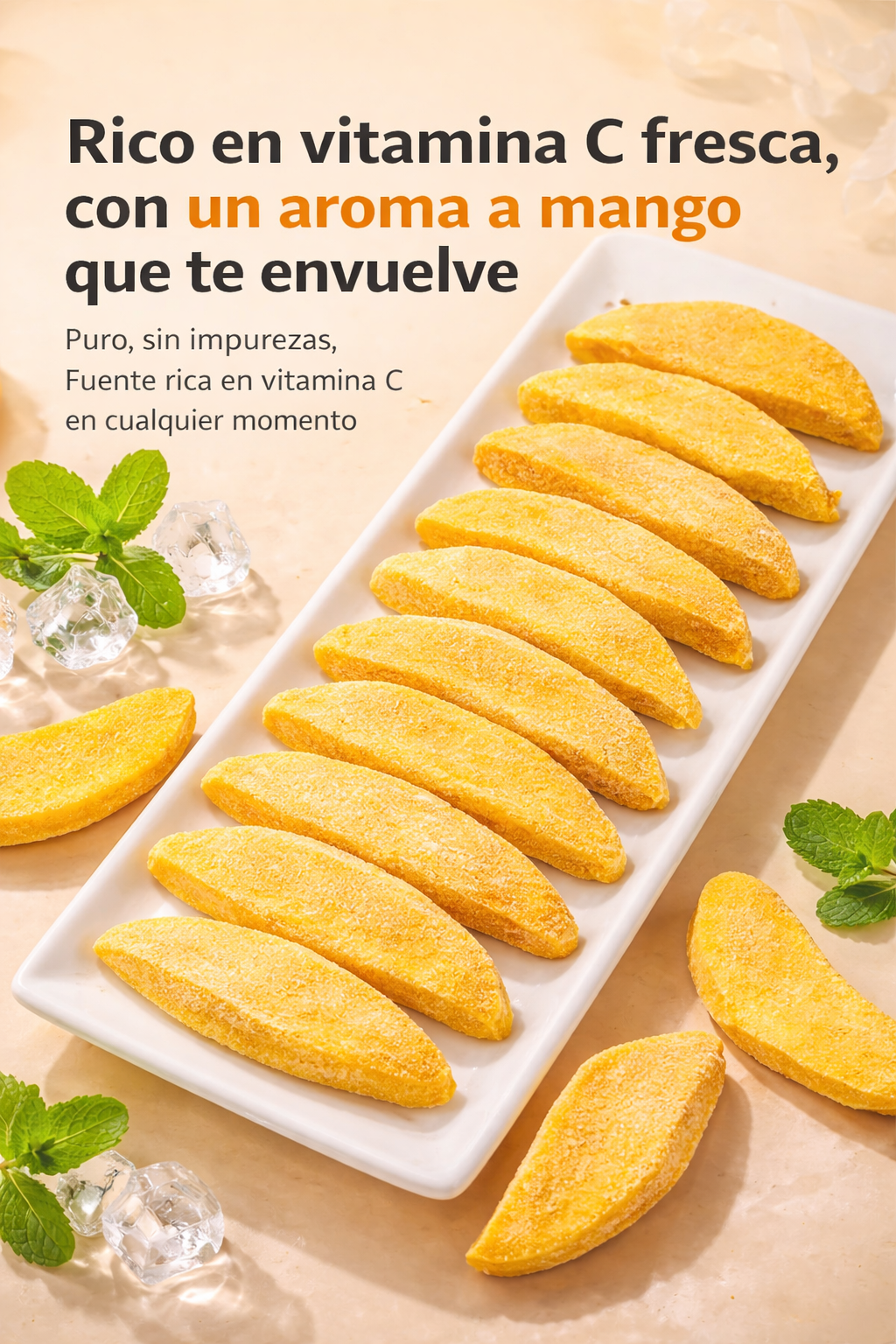 Mango Liofilizado Natural Crujiente
