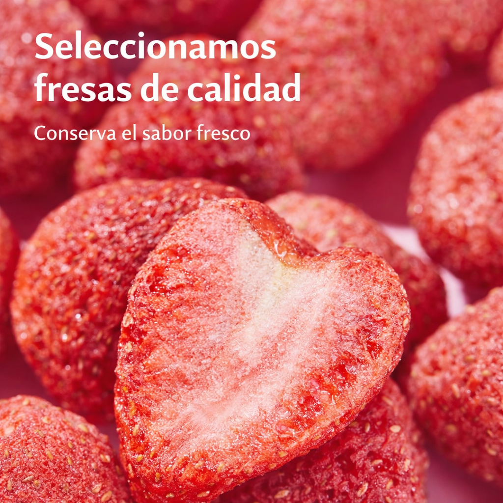 Fresa Entera Liofilizada Crujiente